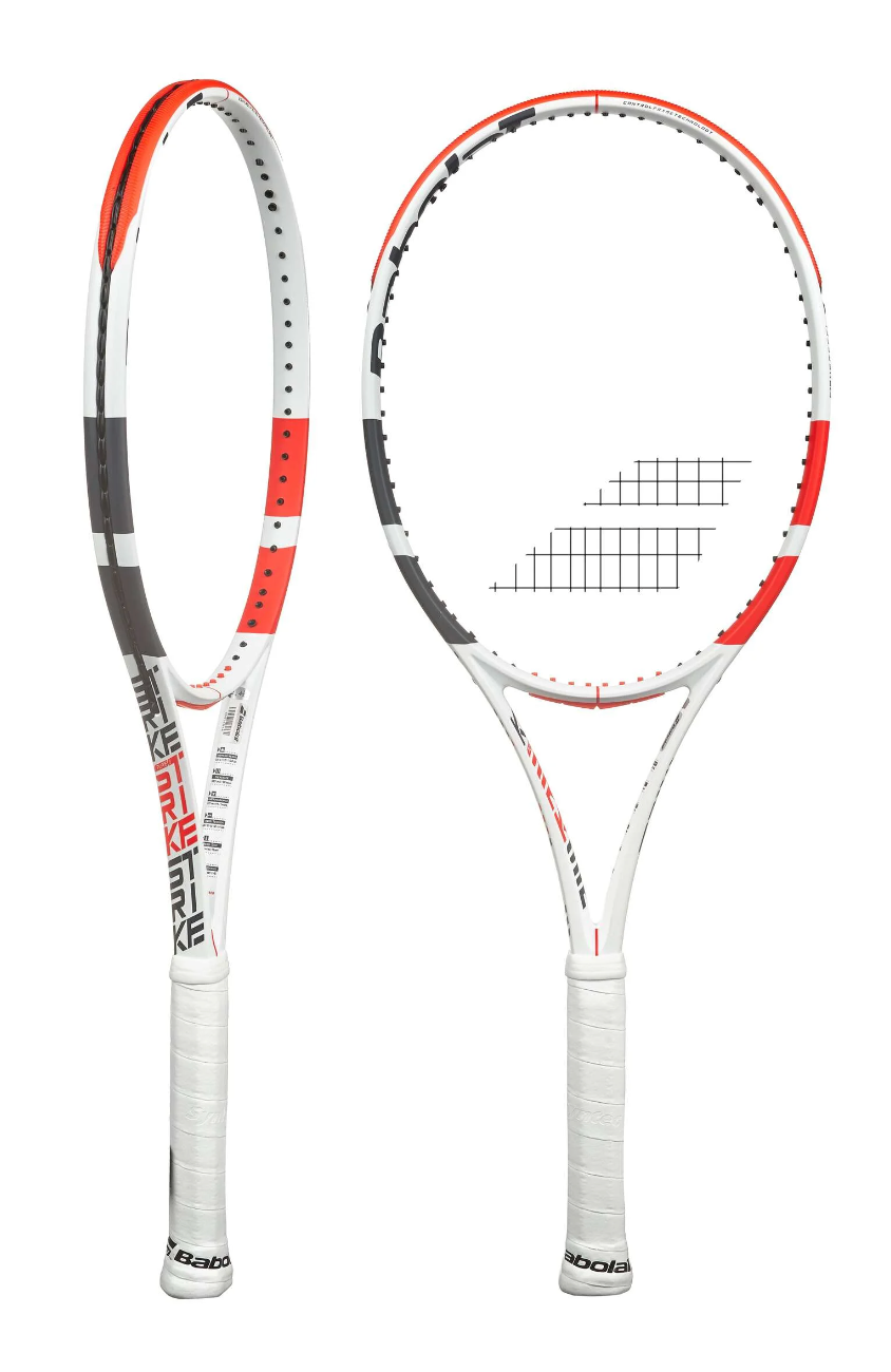BABOLAT Pure Strike 100 U NC Racchetta, Adulti Unisex, Bianco Rouge Noir (Bianco), 2 BABOLAT Pure Strike 100 U NC Racchetta, Adulti Unisex, Bianco Rouge Noir (Bianco), 2